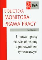 Okładka książki Umowa o pracę na czas określony z pracownikiem tymczasowym