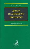 Okładka książki Umowa o zastępstwo procesowe