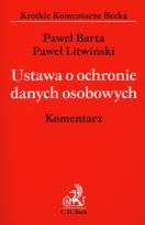Okładka książki Ustawa o ochronie danych osobowych