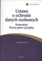 Okładka książki Ustawa o ochronie danych osobowych