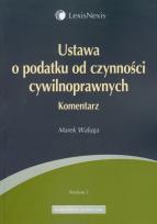Okładka książki Ustawa o podatku od czynności cywilnoprawnych