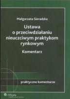 Okładka książki Ustawa o przeciwdziałaniu nieuczciwym praktykom rynkowym