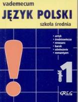 Okładka książki Vademecum mini Język polski 1