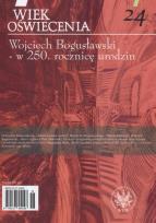 Opakowanie Wiek Oświecenia  24 Wojciech Bogusławski w 250 rocznicę urodzin