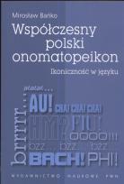 Okładka książki Współczesny polski onomatopeikon