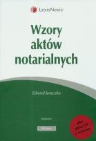 Okładka książki Wzory aktów notarialnych  z płytą CD