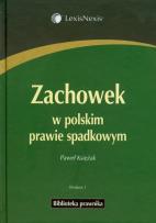 Okładka książki Zachowek w polskim prawie spadkowym