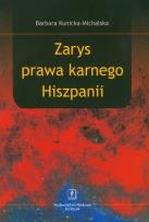 Okładka książki Zarys prawa karnego Hiszpanii