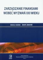 Okładka książki Zarządzanie finansami wobec wyzwań XXI wieku t.5