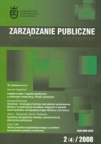 Opakowanie Zarządzanie publiczne 04/2008