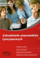Okładka książki Zatrudnianie pracowników tymczasowych