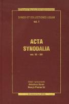 Okładka książki Acta synodalia Dokumenty synodów od 50 do 381 roku
