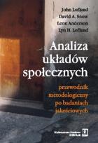Okładka książki Analiza układów społecznych
