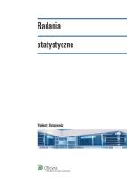 Okładka książki Badania statystyczne