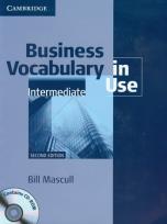 Okładka książki Business Vocabulary in Use Intermediate + CD