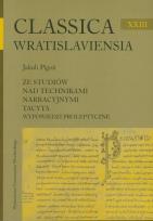 Okładka książki Clasica Wratislaviensia XXIII