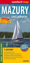 Okładka książki Comfort!map Mazury część północna 1:60 000