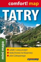 Okładka książki Comfort!map Tatry 1:80 000 mini mapa