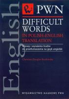Okładka książki Difficult Words in Polish-English Translation