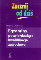 Okładka książki Egzaminy potwierdzający kwalifikacje zawodowe WSiP