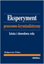 Okładka książki Eksperyment procesowo-kryminalistyczny