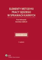 Okładka książki Elementy metodyki pracy sędziego w sprawach karnych