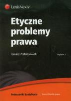 Okładka książki Etyczne problemy prawa
