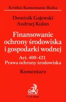 Okładka książki Finansowanie ochrony środowiska i gospodarki wodnej