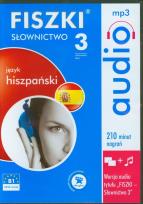 Opakowanie FISZKI audio Język hiszpański Słownictwo 3
