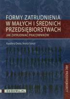 Okładka książki Formy zatrudnienia w małych i średnich przedsiębiorstwach