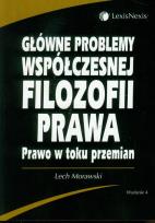 Okładka książki Główne problemy współczesnej filozofii prawa