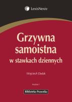 Okładka książki Grzywna samoistna w stawkach dziennych