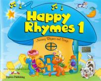 Okładka książki Happy Rhymes 1 Pupils Book + CD + DVD