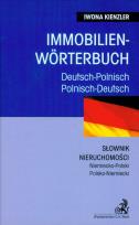 Okładka książki Immobilien woerterbuch Słownik nieruchomości niemiecko-polski polsko-niemiecki