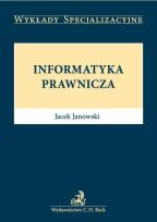 Okładka książki Informatyka prawnicza