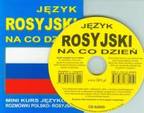Okładka książki J. Rosyjski na co dzień. Mini kurs jęz. CD gratis