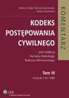 Okładka książki Kodeks postępowania cywilnego Komentarz tom 4