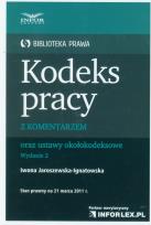 Okładka książki Kodeks Pracy z komentarzem