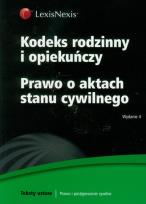 Opakowanie Kodeks rodzinny i opiekuńczy Prawo o aktach stanu cywilnego