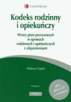 Okładka książki Kodeks rodzinny i opiekuńczy z płytą CD
