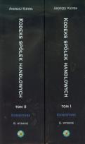 Okładka książki Kodeks spółek handlowych Komentarz tom 1-2