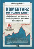 Okładka książki Komentarz do planu kont dla jednostek budżetowych i samorządowych zakładów budżetowych z płytą CD