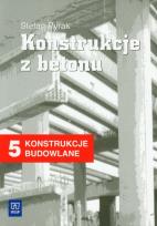Okładka książki Konstrukcje budow cz.5 Konstrukcje z betonu WSiP