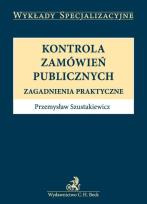 Okładka książki Kontrola zamówień publicznych