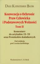 Okładka książki Konwencja o Ochronie Praw Człowieka i Podstawowych Wolności tom 2