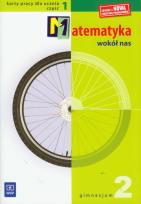 Okładka książki Matematyka wokół nas 2 Karty pracy dla ucznia część 1
