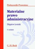 Okładka książki Materialne prawo administracyjne