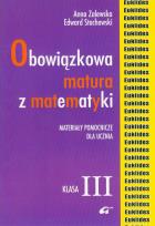 Okładka książki Matura Obowiązkowa matura z matematyki 3