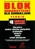 Okładka książki Mistrz egzaminów Blok humanistyczny dla gimnazjum Teoria