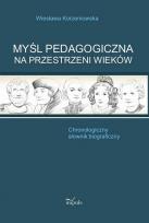 Okładka książki Myśl pedagogiczna na przestrzeni wieków
